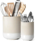 LE TAUCI Ceramic Kitchen Utensil Holder by LETAUCI