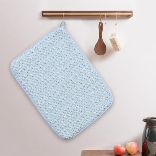 Dish Drying Mats, Absorbent Dish Drainer Mats Kitchen Counter - Image 4