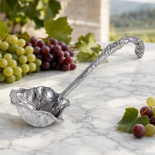 Arthur Court Grape Pattern Aluminum Serving Ladle - Image 3