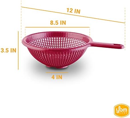 YBM Home 8.5 Inch Plastic Strainer Colander - Image 2