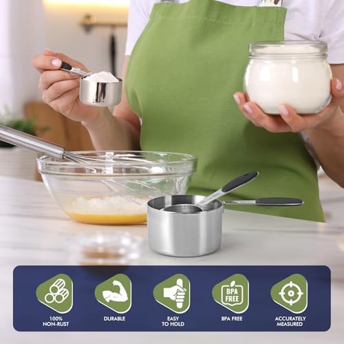 HOTEC 10-Pack Measuring Cups &Spoons Set - Image 3