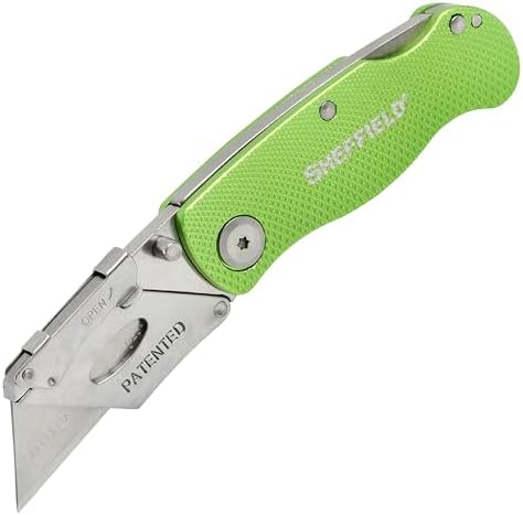 Sheffield Folding Utility Knife, Accepts Standard Utility Knife Blades by Sheffield