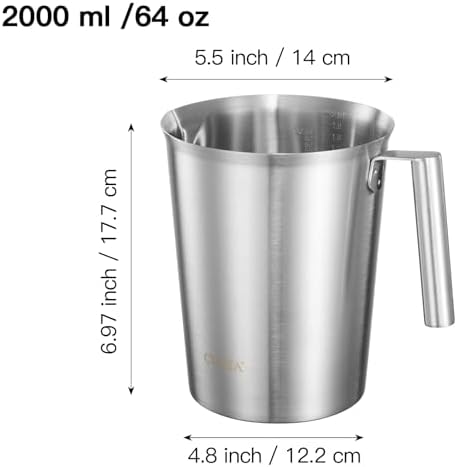 CURTA 18/8 Stainless Steel Measuring Cup - Image 3