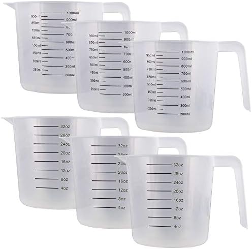 U.S. Kitchen Supply Plastic Measuring Cups - 32 oz by USKitchenSupply