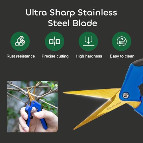 GROWNEER 3 Packs 6.5 Inch Pruning Shears - Image 3