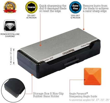 SHARPAL 156N Double-sided Diamond Sharpening Stone, 6 in. x 2.5 in. - Image 2