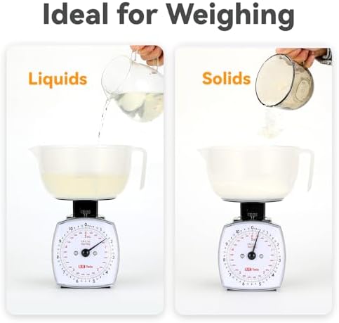 Tada 11lb Analog Food Scale Mechanical Dial Kitchen Scale - Image 4