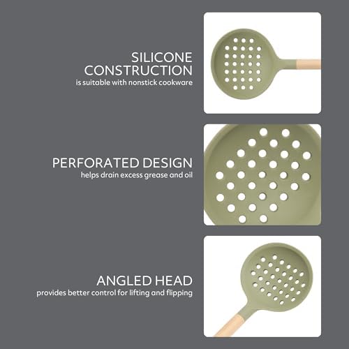 Sur La Table Kitchen Essential Chef's Toolkit Sillicone Skimmer - Image 3