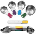 Spring Chef 9 Magnetic Measuring Cups & Spoons Set w/Leveler by SpringChef