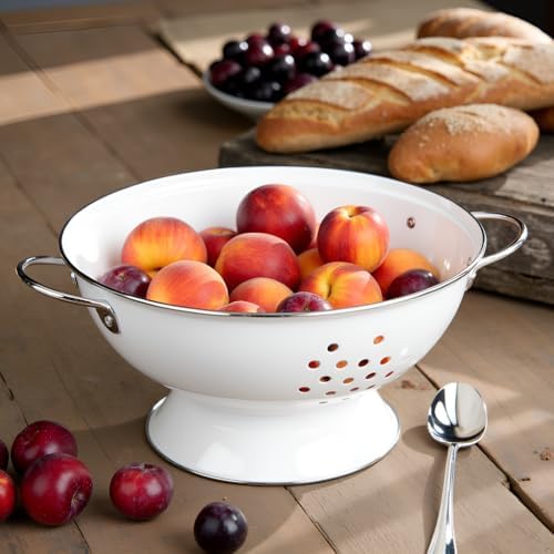 Reston Lloyd Calypso Basics Extra Large Enameled Colander - Image 3