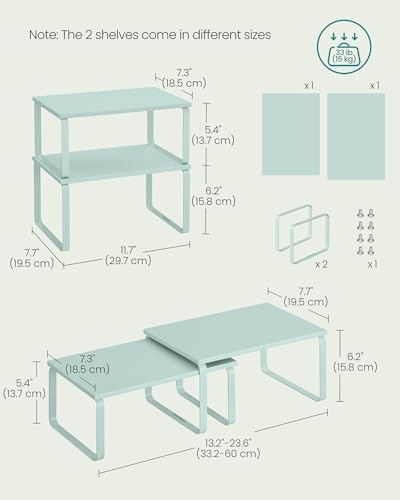 SONGMICS Cabinet Organizer Shelf, Kitchen Storage - Image 6