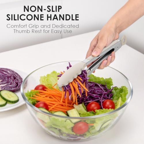 HOTEC Stainless Steel Kitchen Tongs - Image 6