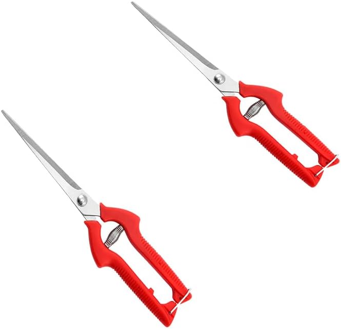2 PACK Extended-model Stainless Steel Multifunctional Garden Pruning Shears. by STANDOUTELROAL