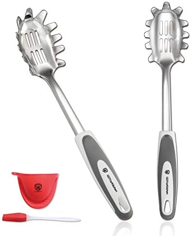 Premium Spaghetti Spoon Server Set by YK+GDYORKITCHEN