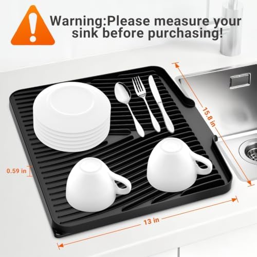 Silicone Dish Drying Mat for Kitchen counter - Image 2