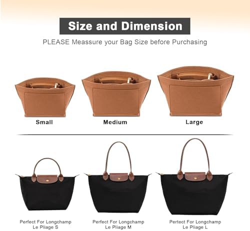 LOUKAYCCI Felt Purse Organizer Insert - Image 4