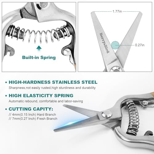 Berry&Bird Straight Pruning Shears - Image 3