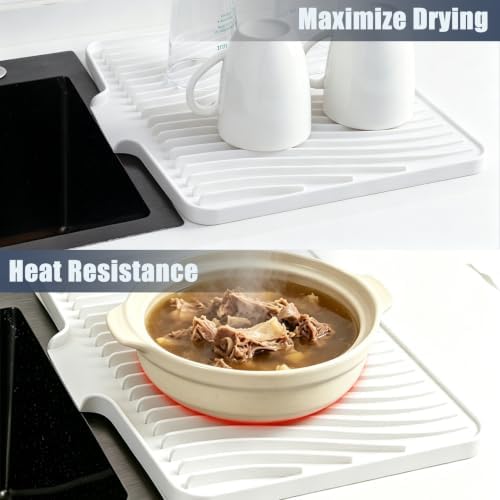 Silicone Dish Drying Mat for Kitchen Counter - Image 6