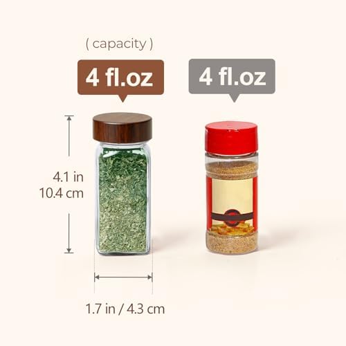 ComSaf Glass Spice Storage Jars - Image 3
