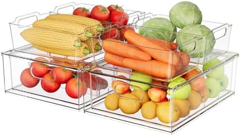 Refrigerator Organizer Bins by GREENBY