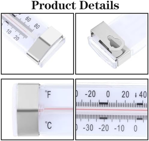 4 Pack Fridge Refrigerator Freezer Thermometer - Image 3