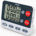 Digital Dual Kitchen Timer, 2 Channels Count UP/Down Kitchen Timer by HomeMall