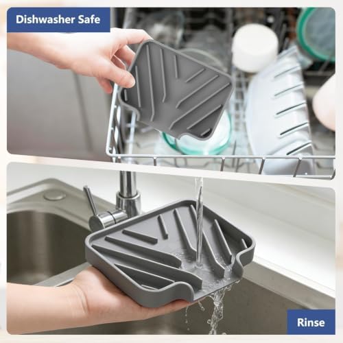 JACZZO Silicone Sponge Holder & Soap Dish - Image 5