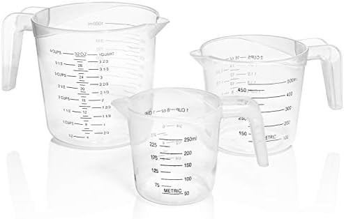 3pc Liquid Measuring Cups Set by Terbold
