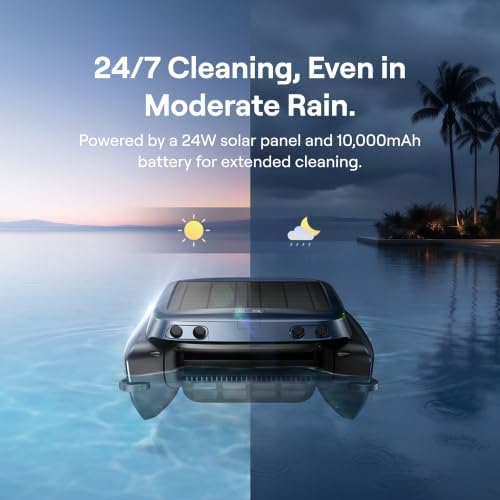 Beatbot iSkim Robotic Pool Surface Skimmer, 9L Basket, 24/7 Solar Cleaning - Image 3