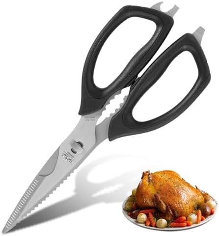 Heavy Duty Kitchen Shears Come Apart Kitchen Scissors by DARKEDGE