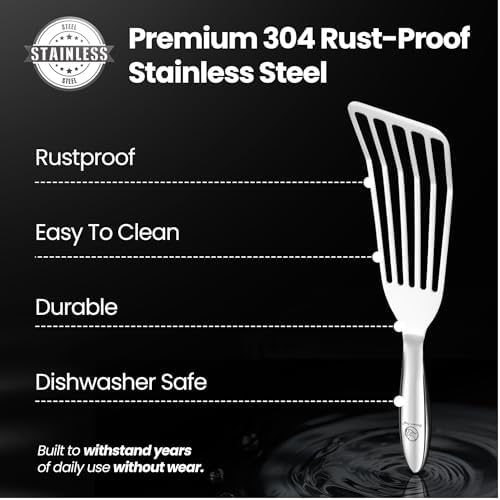 Gourmet Easy Fish Spatula Set, Ultra-Thin Edge - Image 6