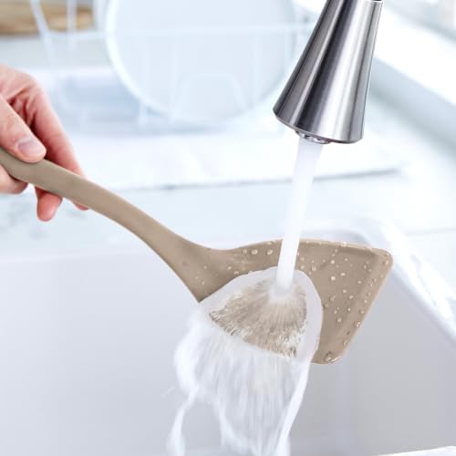 GreenPan Silicone Solid Turner Spatula, Flipping Cooking Kitchen Utensil - Image 3