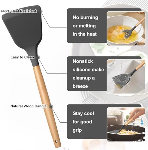 E-far Silicone Cooking Utensils Set - Image 3