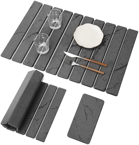 2 PCS Large Stone Dish Drying Mat by Unknown