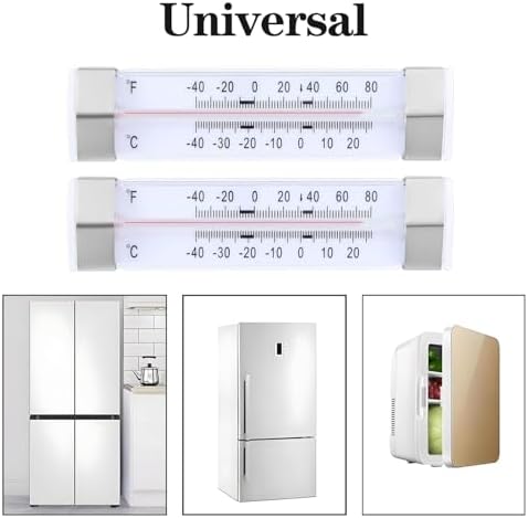 4 Pack Fridge Refrigerator Freezer Thermometer - Image 5