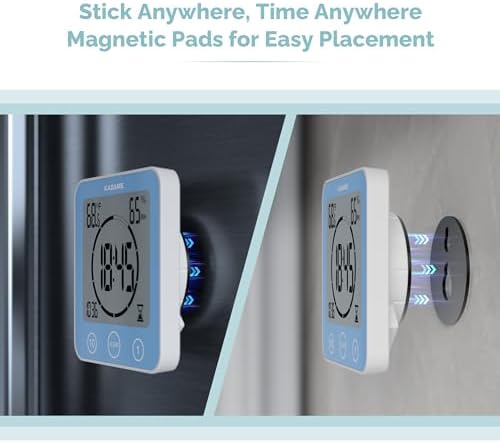 KADAMS Shower Clock Waterproof Bathroom Timer – Digital Wall Clock - Image 6