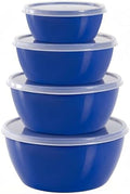 4-Piece Classic Plastic Prep Bowls by SCWBOEII