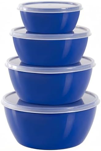4-Piece Classic Plastic Prep Bowls by SCWBOEII