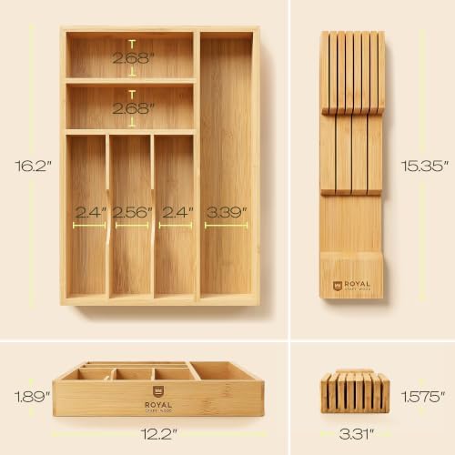 Drawer Organizer with Knife Block - Image 2