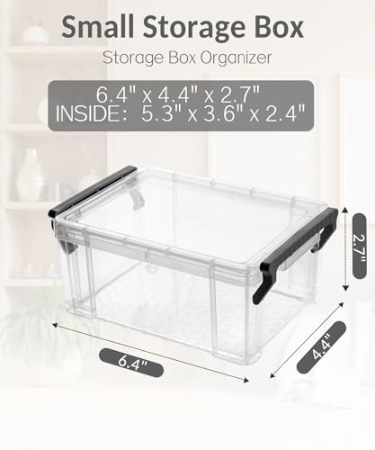 Sooez 6 Pack Small Plastic Containers - Image 2