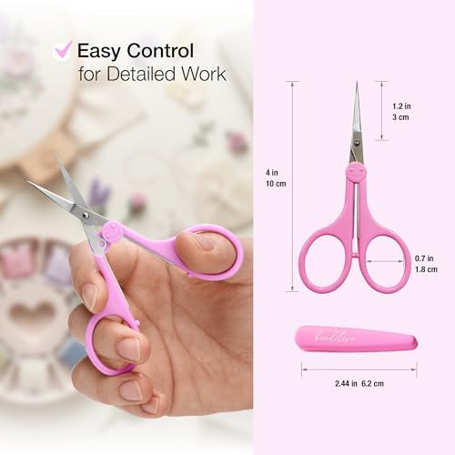Beaditive High Precision Detail Scissors Set Sharp, Fine Tips | Paper Cutting - Image 2