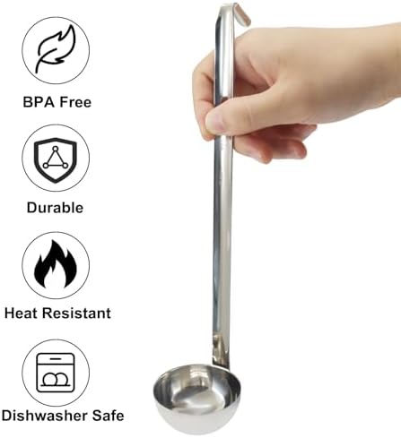 2 Oz Stainless Steel Ladle - Image 4