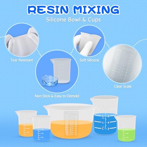 Silicone Resin Mixing Measuring Cups - Image 3