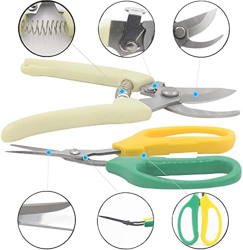 Garden Pruning Shears Garden Scissors Herb Scissors Florist Scissors Floral - Image 4