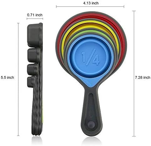 Collapsible Measuring Cups and Spoons Set - Image 3