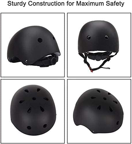 Adjustable Helmet for Ages 3-16 Kids Toddler Boys Girls Youth,Protective Gear with Elbow Knee Wrist Pads for Multi-Sports Skateboarding Bike Riding Scooter Inline skatings Longboard Roller Skate