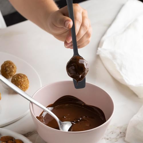 3 Pcs Small Spatulas Set Silicone Jar Spatulas - Image 7
