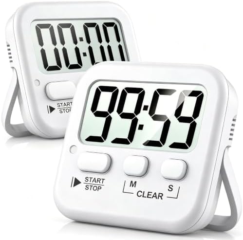 Antonki 2 Pack Digital Timer for Kids Classroom Kitchen Timers for Cooking by Antonki