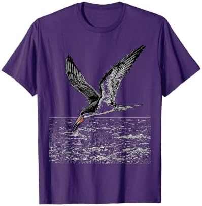Black Skimmer Bird Gulf of Mexico Ocean Design T-Shirt by Mademark