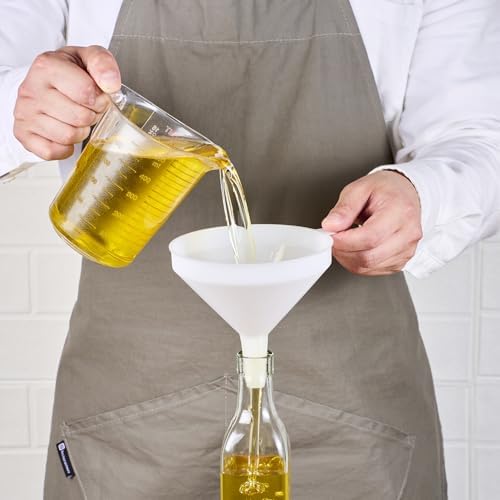 Restaurantware 16 oz White Plastic Funnel - Image 5